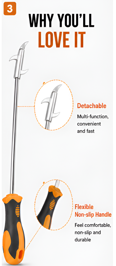 Car Tire Groove Cleaning Tool – Stone Removal Hook for Car, Bike & Motorbike Tyres