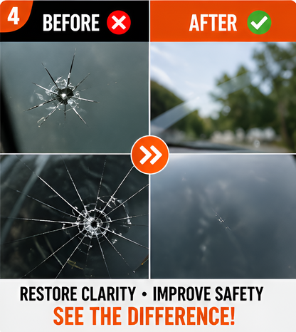 DIY Windshield Repair Kit | Car Glass Crack & Chip Repair Liquid Kit