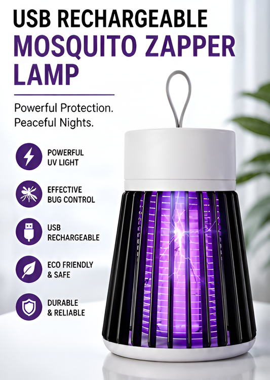 USB Rechargeable Mosquito Zapper Lamp
