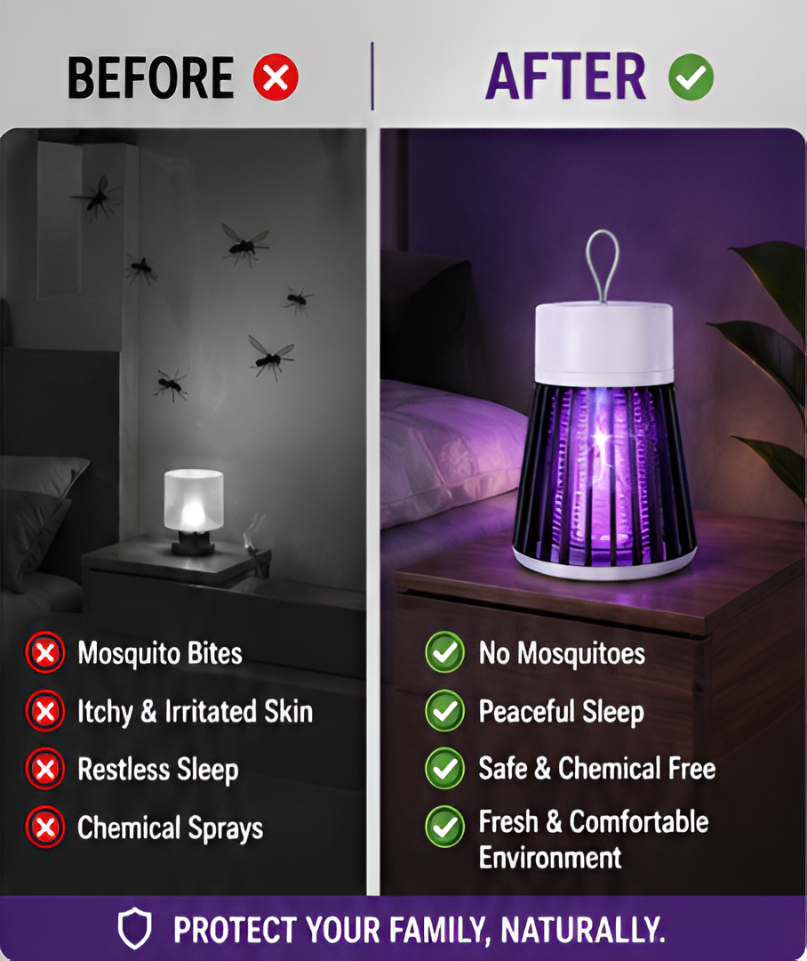 USB Rechargeable Mosquito Zapper Lamp