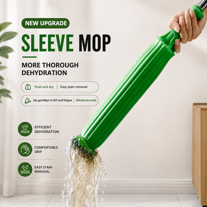 Microfiber Mop Cleaner 360° Rotating Spin Mop with Stainless Steel Handle for Wet & Dry Floor Cleaning | Easy Squeeze Magic Mop for Home & Office (Pack of 1)